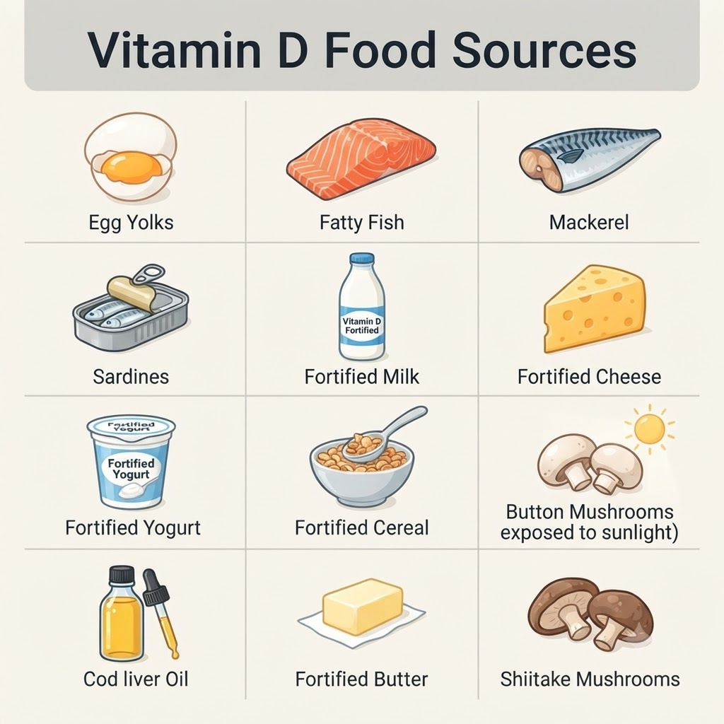 Vitamin D Food Sources