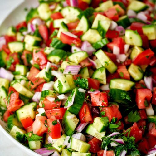 Cucumber & Tomato Salad