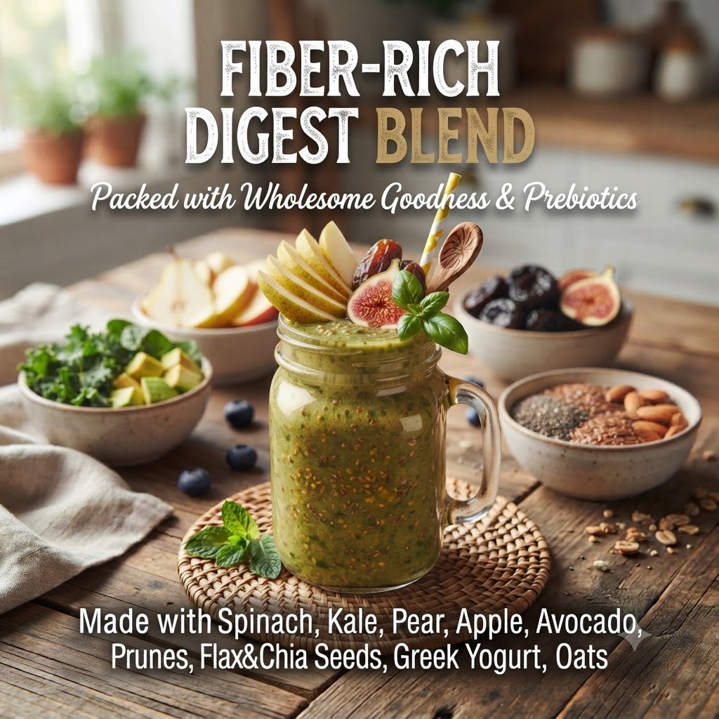 High-Fiber Smoothies for Better Digestion